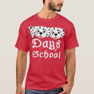 Dalmatian Dog 100 dagen school Dalmatian Dog Tea T-shirt