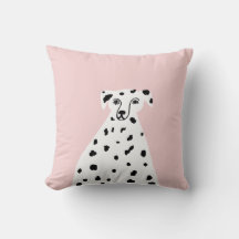 Dalmatian Dog Abstracte illustratie Roze