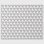 Dalmatian Dog Art Gift Wrapping Paper Cadeaupapier (Vlak)