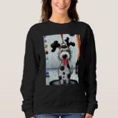 Dalmatian dog artwork puppy trui (Voorkant)