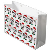 Dalmatian Dog Breed Christmas Groot Cadeauzakje (Voorkant Gekanteld)