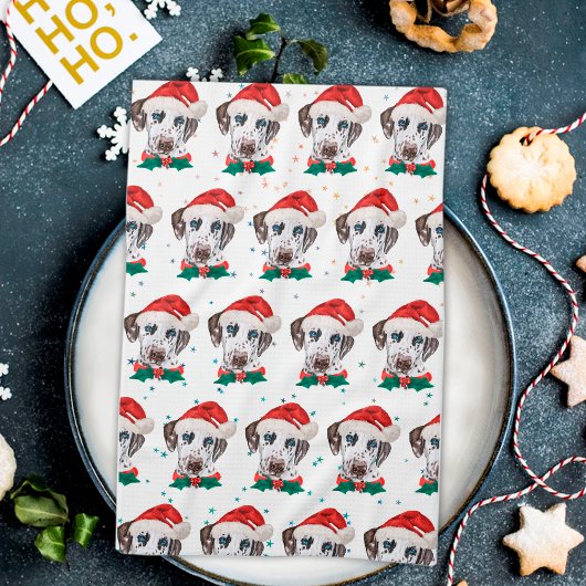 Dalmatian Dog Breed Christmas Theedoek
