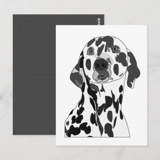 Dalmatian Dog Briefkaart (Voorkant / Achterkant)