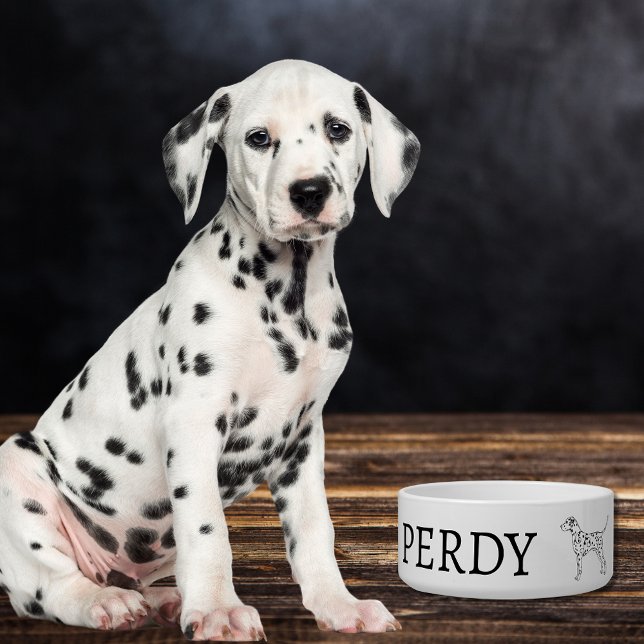 Dalmatian Dog Design Custom Voerbakje (Creator heeft geüpload)