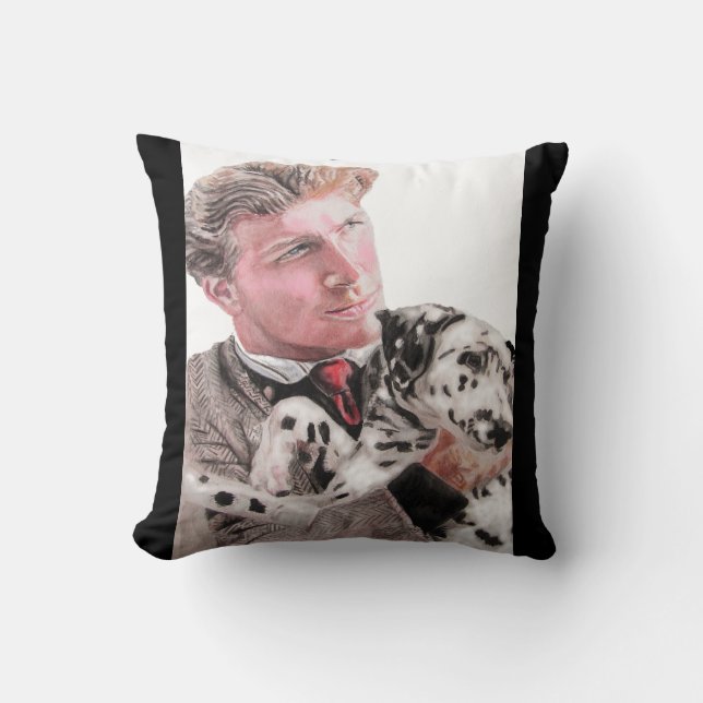 Dalmatian Dog Dogs schattig dierlijk potentieel Kussen (Voorkant)