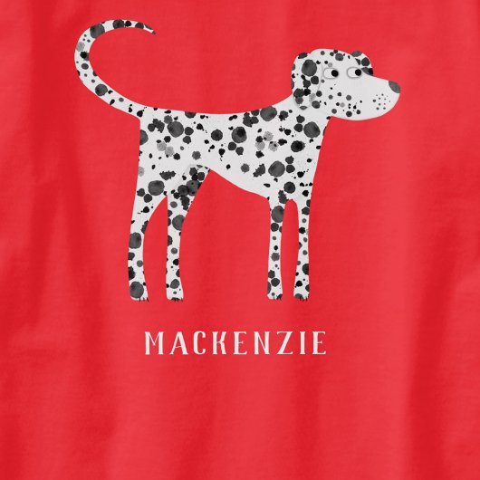 Dalmatian Dog gepersonaliseerd T-shirt