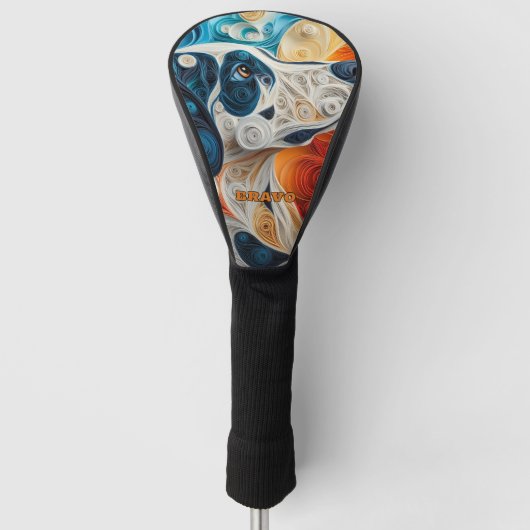 Dalmatian Dog Golfheadcover (Voorkant)