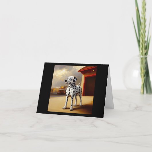 Dalmatian Dog Kaart (Voorkant)