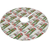 Dalmatian Dog Kerstmis Kerstboom Rok (Gekanteld)