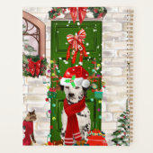 Dalmatian Dog Kerstmis Planner (Achterkant)