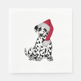 Dalmatian Dog Kerstmis Servetten