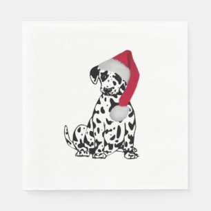 Dalmatian Dog Kerstmis Servetten