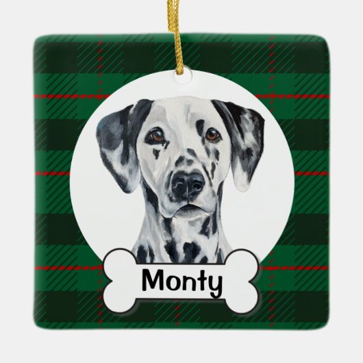 Dalmatian Dog Ornament (Voorkant)