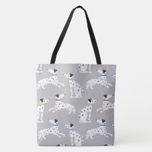 Dalmatian Dog Polka Dot Animal Waterverf Draagtas