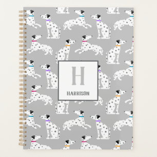 Dalmatian Dog Polka Dot Animal Waterverf Kinder Planner