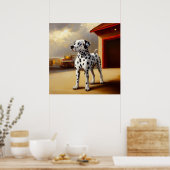 Dalmatian Dog Poster (Keuken)