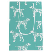 Dalmatian Dog Puppy Medium Cadeauzakje (Achterkant)