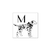 Dalmatian Dog Puppy Rubberstempel (Afrduk)