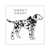 Dalmatian Dog Puppy Rubberstempel (Afrduk)