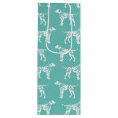 Dalmatian Dog Puppy Wijn Cadeautas (Voorkant)