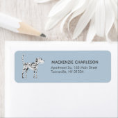 Dalmatian Dog Return Address Etiket (Insitu)