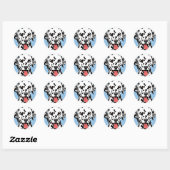 Dalmatian Dog Stickers (Vel)