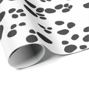 Dalmatian DOG Wit en terug Cadeaupapier