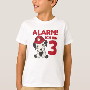Dalmatian Drie jaar brandbrigade Dog T-shirt