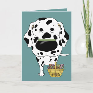 Dalmatian - Easter Bone Hunt, Anyone? Feestdagen Kaart