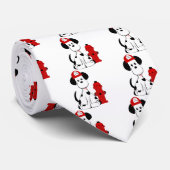 Dalmatian Fire Dog Stropdas (Opgerold)