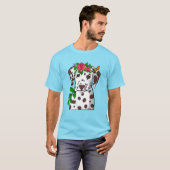Dalmatian Garden Goddess T-shirt (Voorkant volledig)