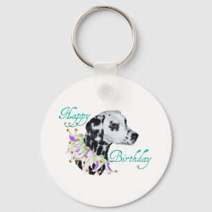 Dalmatian Happy Birthday Sleutelhanger