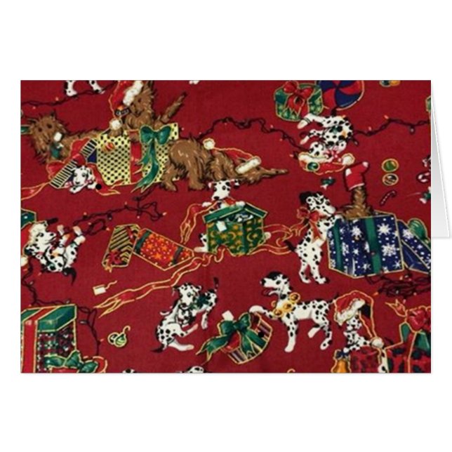 Dalmatian Holiday Print (Voorkant Horizontaal)