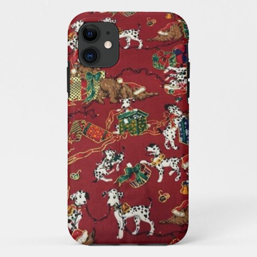 Dalmatian Holiday Print Case-Mate iPhone Case (Achterkant)