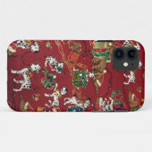 Dalmatian Holiday Print Case-Mate iPhone Case (Achterkant (horizontaal))
