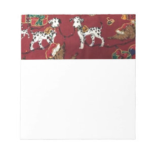 Dalmatian Holiday Print Notitieblok