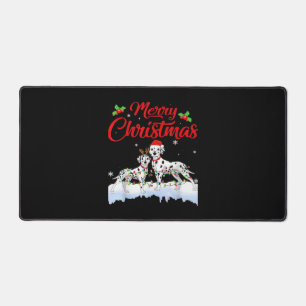 Dalmatian-hond kerstlichtjes kerstmuts Kerstmis ho Bureaumat
