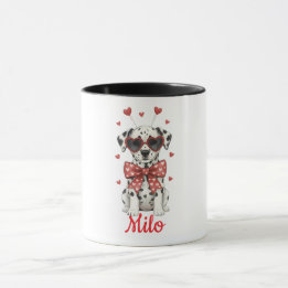 Dalmatian hond koffiemok valentijnsdag 2026 mok