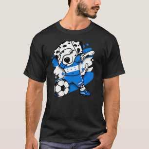 Dalmatian Honduras Soccer Fans Jersey Foot T-shirt