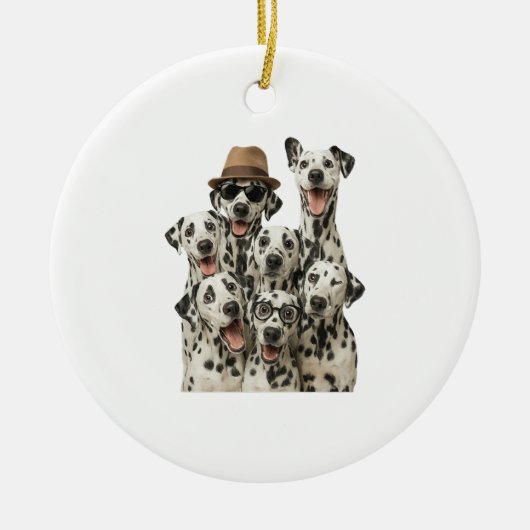 Dalmatian Keramisch Ornament (Voorkant)