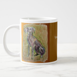 Dalmatian koffiekop extra grote beker