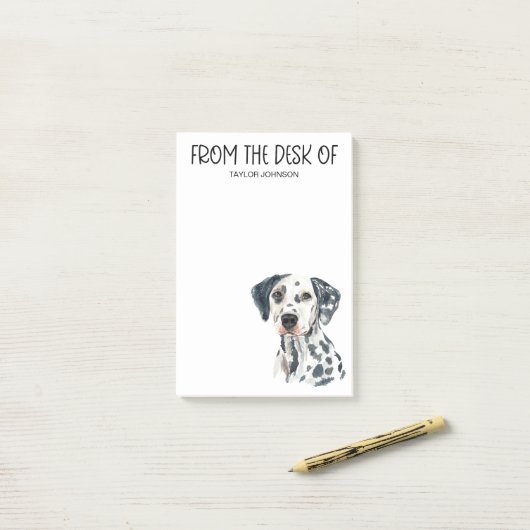 Dalmatian Lover Post-it® Notes (Op bureau)