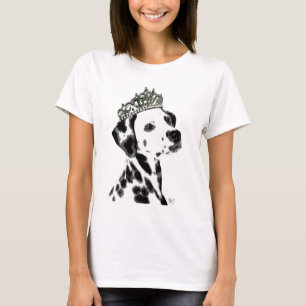 Dalmatian met Tiara 2 T-shirt
