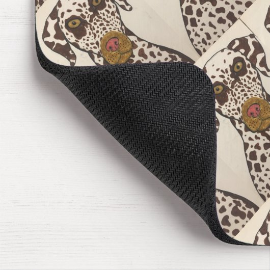 Dalmatian pattern Mousepad Muismat (Hoek)
