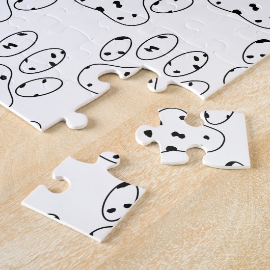 Dalmatian Paw Print Pattern Legpuzzel (Zijkant)