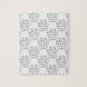 Dalmatian Paw Print Pattern Legpuzzel (Verticaal)