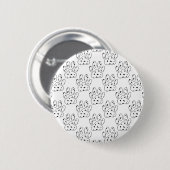 Dalmatian Paw Print Pattern Ronde Button 5,7 Cm (Voorkant /achterkant)