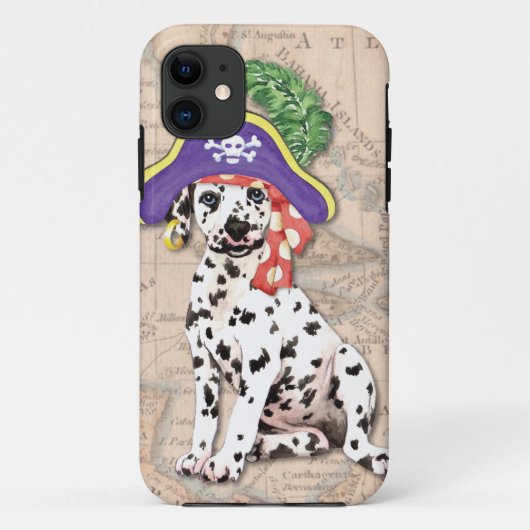 Dalmatian Pirate Case-Mate iPhone Case (Achterkant)
