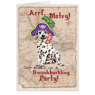 Dalmatian Pirate Invitation