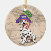 Dalmatian Pirate Keramisch Ornament (Voorkant)